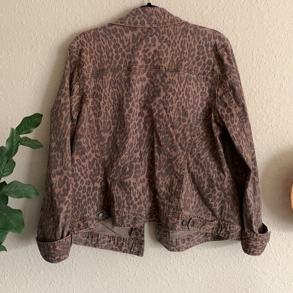 Leopard print denim jacket - Picture 4 of 4